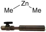 Dimethylzinc, 99%, 97-5061, contained in 50 ml Swagelok® cylinder (96-1070) for CVD/ALD