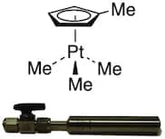 (Trimethyl)methylcyclopentadienylplatinum(IV), 99%, 78-1350, contained in 50 ml Swagelok®  cylinde…
