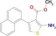 2-Amino-4-naphthalen-1-yl-thiophene-3-carboxylic acid methyl ester