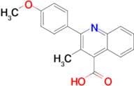 2-(4-Methoxyphenyl)-3-methylquinoline-4-carboxylic acid