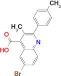 6-Bromo-3-methyl-2-p-tolylquinoline-4-carboxylic acid