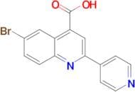 6-Bromo-2-pyridin-4-ylquinoline-4-carboxylic acid