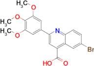 6-Bromo-2-(3,4,5-trimethoxy-phenyl)-quinoline-4-carboxylic acid
