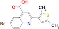 6-Bromo-2-(2,5-dimethyl-thiophen-3-yl)-quinoline-4-carboxylic acid
