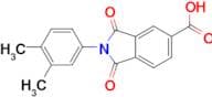 2-(3,4-Dimethylphenyl)-1,3-dioxo-2,3-dihydro-1H-isoindole-5-carboxylic acid