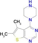 5,6-Dimethyl-4-piperazinothieno[2,3-d]pyrimidine