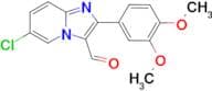 6-Chloro-2-(3,4-dimethoxyphenyl)imidazo[1,2-a]pyridine-3-carboxaldehyde