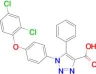 1-[4-(2,4-Dichlorophenoxy)phenyl]-5-phenyl-[1,2,3]triazole-4-carboxylic acid