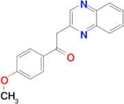 1-(4-Methoxyphenyl)-2-quinoxalin-2-ylethanone