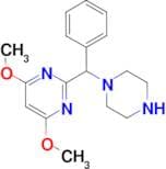 4,6-Dimethoxy-2-[phenyl(piperazin-1-yl)methyl]pyrimidine
