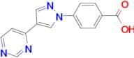 4-(4-Pyrimidin-4-yl-1H-pyrazol-1-yl)benzoic acid