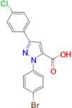 1-(4-Bromo-phenyl)-3-(4-chloro-phenyl)-1H-pyrazole-5-carboxylic acid
