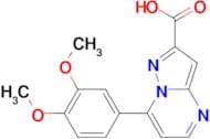 7-(3,4-Dimethoxy-phenyl)-pyrazolo[1,5- a ]pyrimidine-2-carboxylic acid