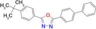 2-(4-tert-Butylphenyl)-5-(4-biphenyl)-1,3,4-oxadiazole