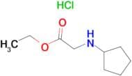 N-Cyclopentyl-amino-acetic acid ethyl ester hydrochloride
