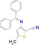 3-(Benzhydrylideneamino)-2-cyano-5-methylthiophene