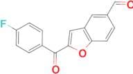 2-(4-Fluoro-benzoyl)-benzofuran-5-carbaldehyde