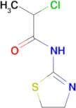 2-Chloro-N-(4,5-dihydro-1,3-thiazol-2-yl)propanamide