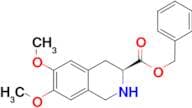 (S)-1,2,3,4-Tetrahydro-6,7-dimethoxyisoquinoline-3-carboxylic acid benzyl ester