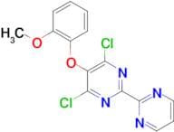 4,6-Dichloro-5-(2-methoxyphenoxy)-2,2'-bipyrimidine