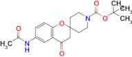 6-Acetylamino-4-oxo-2-spiro(N-Boc-piperidine-4-yl)-benzopyran