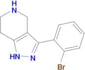 3-(2-Bromophenyl)-4,5,6,7-tetrahydro-2H-pyrazolo[4,3-c]pyridine