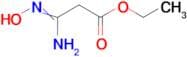 (N-Hydroxycarbamimidoyl)-acetic acid ethyl ester
