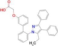 [2'-(5-ethyl-3,4-diphenyl-pyrazol-1-yl)-biphenyl-3-yloxy]acetic acid