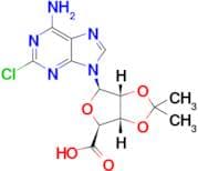 (3aS,4S,6R,6aR)-6-(6-Amino-2-chloro-9H-purin-9-yl)-2,2-dimethyltetrahydrofuro[3,4-d][1,3]dioxole-4…