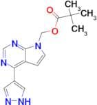(4-(1H-Pyrazol-4-yl)-7H-pyrrolo[2,3-d]pyrimidin-7-yl)methyl pivalate