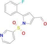 5-(2-Fluorophenyl)-1-(pyridin-3-ylsulfonyl)-1H-pyrrole-3-carbaldehyde