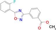 Methyl 3-(5-(2-fluorophenyl)-1,2,4-oxadiazol-3-yl)benzoate