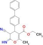 6-Amino-4-biphenyl-4-yl-5-cyano-2-methyl-4H-pyran-3-carboxylic acid ethyl ester