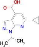 6-Cyclopropyl-1-isopropyl-1H-pyrazolo[3,4-b]pyridine-4-carboxylic acid