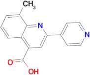 8-Methyl-2-pyridin-4-yl-quinoline-4-carboxylic acid