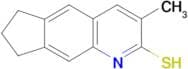 3-Methyl-7,8-dihydro-6H-cyclopenta[g]quinoline-2-thiol