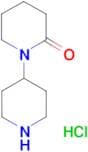 1-(Piperidin-4-yl)piperidin-2-one hydrochloride