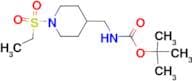 tert-Butyl [1-(ethylsulfonyl)piperidin-4-yl]methylcarbamate