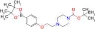 tert-Butyl  4-{2-[4-(4,4,5,5-Tetramethyl[1,3,2]dioxaborolan-2-yl)phenoxy]ethyl}piperazine-1-carbox…