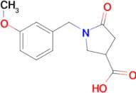 1-(3-Methoxybenzyl)-5-oxopyrrolidine-3-carboxylic acid