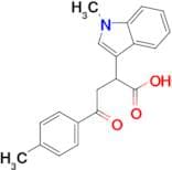 2-(1-Methylindol-3-yl)-4-(4-methylphenyl)-4-oxobutanoic acid