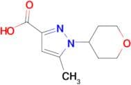 5-Methyl-1-(tetrahydro-2H-pyran-4-yl)-1H-pyrazole-3-carboxylic acid