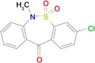3-Chloro-6,11-dihydro-6-methyl-5,5,11-trioxodibenzo[c,f][1,2]thiazepine