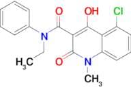 5-Chloro-N-ethyl-4-hydroxy-1-methyl-2-oxo-N-phenyl-1,2-dihydroquinoline-3-carboxamide