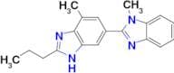 2-n-Propyl-4-methyl-6-(1-methylbenzimidazole-2-yl)benzimidazole