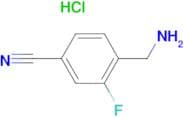 4-(Aminomethyl)-3-fluorobenzonitrile hydrochloride