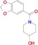 Benzo[1,3]dioxol-5-yl-(4-hydroxy-piperidin-1-yl)-methanone