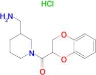 (3-Aminomethyl-piperidin-1-yl)-(2,3-dihydro-benzo[1,4]dioxin-2-yl)-methanone hydrochloride