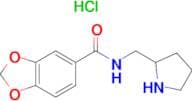 Benzo[1,3]dioxole-5-carboxylic acid (pyrrolidin-2-ylmethyl)-amide hydrochloride