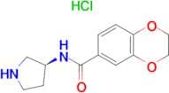 2,3-Dihydro-benzo[1,4]dioxine-6-carboxylic acid (S)-pyrrolidin-3-ylamide hydrochloride